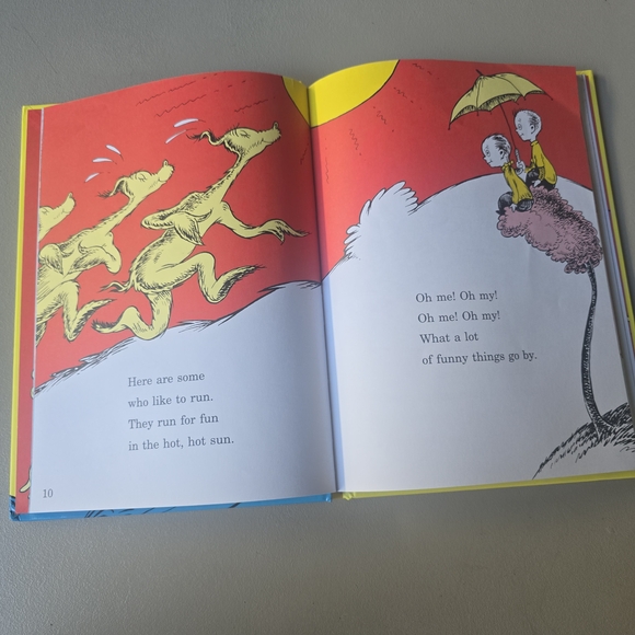 Dr. Seuss Yellow Cover One Fish Two Fish Book - Picture 5 of 6